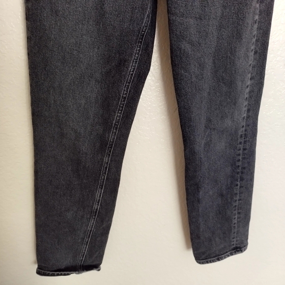 Agolde High Rise Stovepipe in metal black sz 23 - Picture 4 of 11